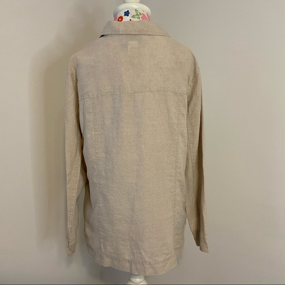 Pendleton Khaki Linen Button Down - image 2